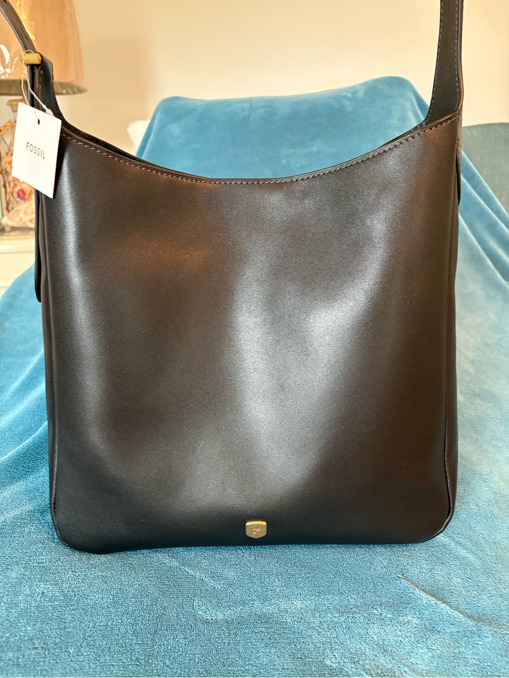 Fossil Dillon Leather Slouchy Hobo Tote
